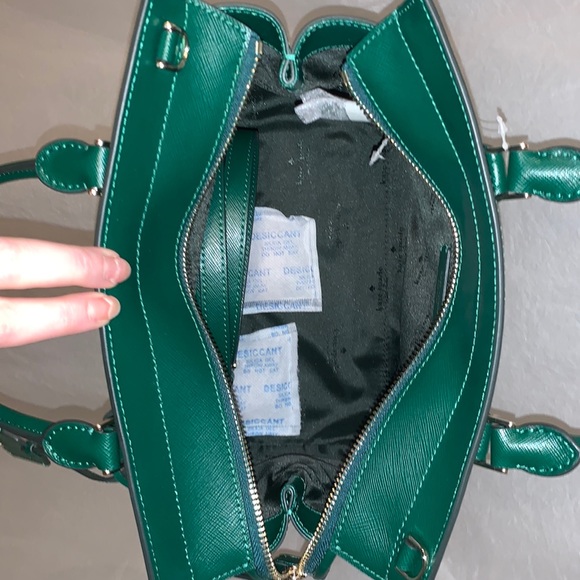 NWT Deep Jade Kate Spade ♠️ Cameron Medium Satchel Bag - Picture 7 of 14
